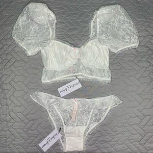 For Love & Lemons Belle LongLineBra & Cheeky Panty